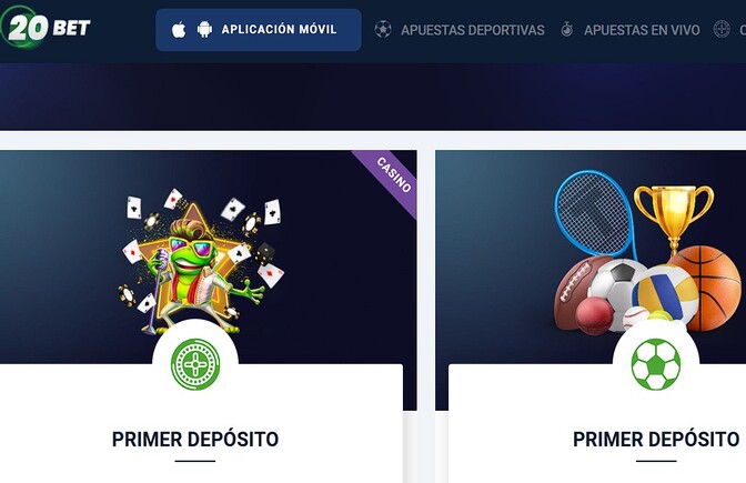 bono de bienvenida 20bet